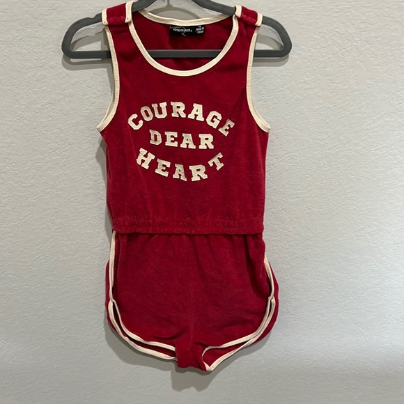 Rock your Kid ‘courage dear heart’ romper - Picture 2 of 6